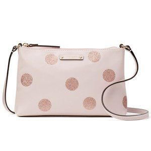 Kate Spade NY Haven Lane Ramey Glitter Crossbody Shoulder Bag